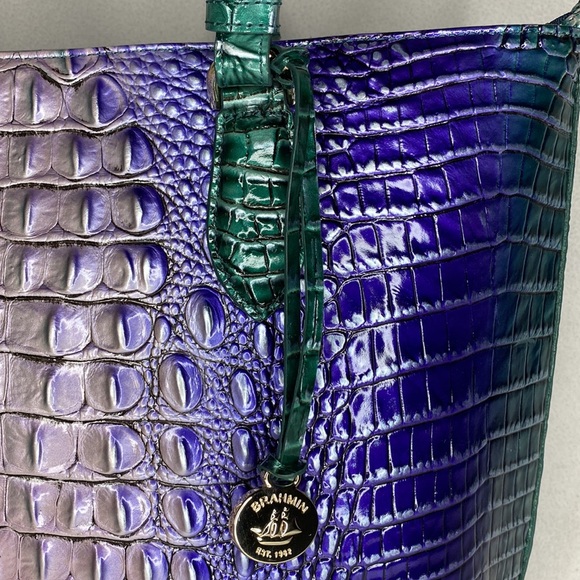 NWT $385 RETAIL Brahmin Ellen Enchant Ombré Melbourne!🧜🏼‍♀️🧜🏼‍♀️ - Picture 3 of 17